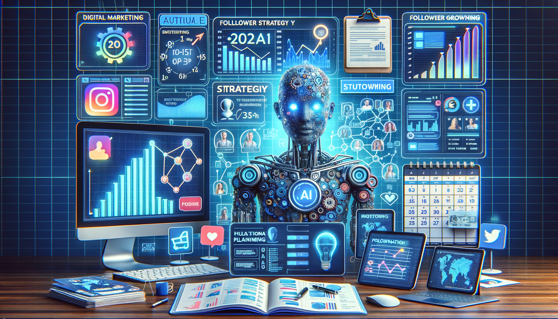 What AI Automation Features Help Digital Marketers Improve Content Strategy and Increase Followers